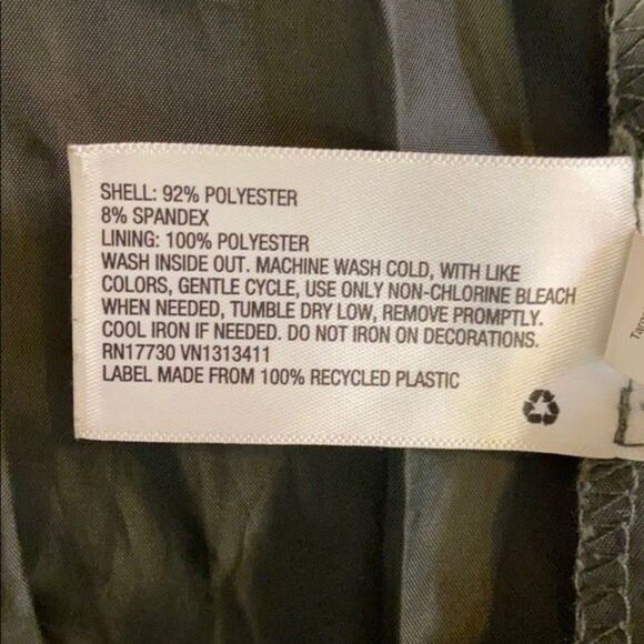 Xhilaration Olive Green Faux Suede Mini Cap Sleeve Dress Size XS - Picture 5 of 6